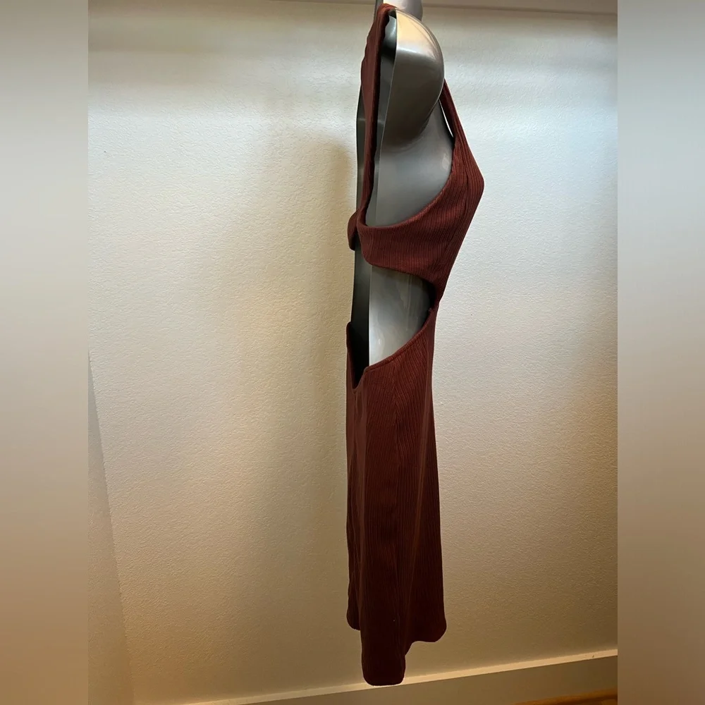 Free People beach cut out midi dress - Picture 5 of 8